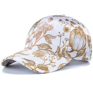 gorra floreada de beisbol