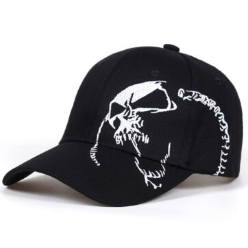 gorra de beisbol con calavera