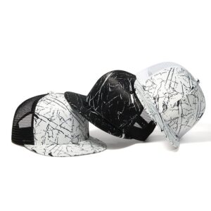 gorras planas rayas de pintura