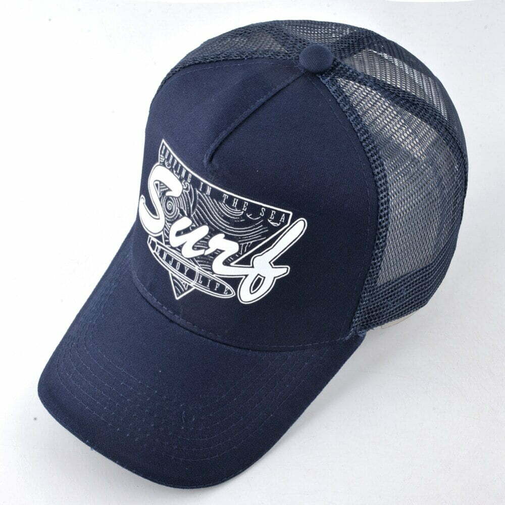 Superdry Gorra De Camionero Lineman Para Hombre, Cierre A Presión, Visera Curvada, Negro, Talla única