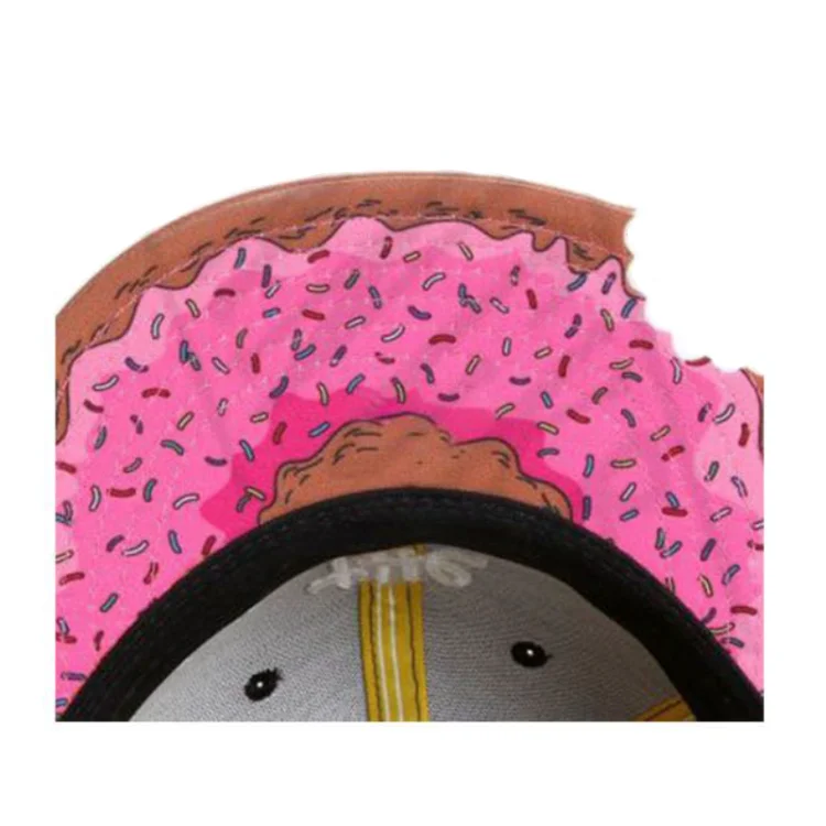 gorra visera rosquilla rosa